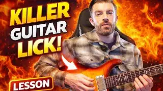 Modern Legato Guitar Lick Lesson (TAB + Backing Track Included)