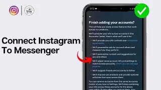How To Connect Instagram To Messenger 2024 (FULL GUIDE)