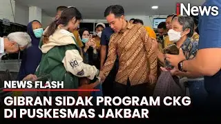 Gibran Tinjau Pelaksanaan CKG di Puskesmas Jakbar, Ajak Masyarakat Aktif Cek Kesehatan | News Flash