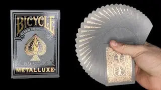 Обзор колоды — игральные карты Bicycle Black and Gold Metalluxe