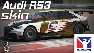 ✅ Skin Audi RS3 TCR  | 🔰iRacing | Livery Design | 💯RBMXDesign
