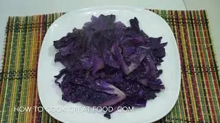 Braised Red Cabbage with Cumin Recipe - Vegan