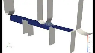 DEM simulation of powder spreading in laser powder bed fusion (LPBF) 3d printing - Velocity