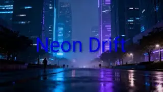 Neon Drift - Relax with deep house mixes of the city at night 
