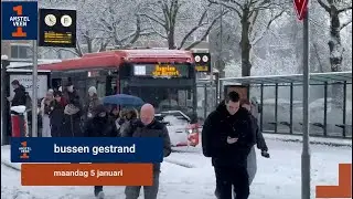 Bussen gestrand in en rond Amstelveen