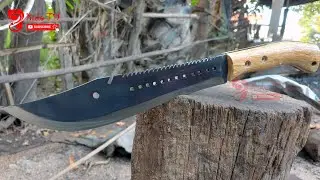 Turning a very Old and Rusty Knife into an Awesome Survival Knife by Village Blacksmith @RedoTV​
