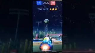 Insane aerial dunk #rocketleague #rl #rocketleagueclips #aerial #dunk