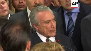 Temer becomes acting president of Brazil