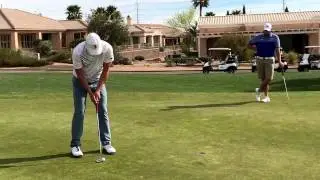 Taylor Montgomery unlv golf putt Jackrabbit Siena 3/10/17