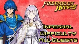 Fire Emblem Heroes (Bound Hero Battle | Seliph & Julia | Infernal Difficulty All Quests)