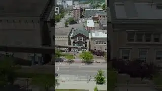 Iowa Drone - Cedar Rapids Museum of Art #shorts
