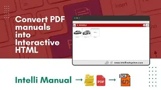 How to convert PDF Manuals into Interactive HTML?| After-Market Software Solutions | Intelli Manual