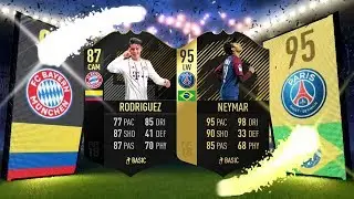 FIFA 18 PACK OPENING : INFORM NEYMAR 95 AND RODRIGUEZ IN THE SAME PACK OPENING!!!!