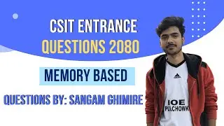 B.Sc.Csit Entrance 2080 Memory Based Question Mathematics Solultion | Csit Entrance Old Question