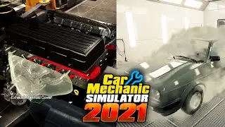 ENGINE UPGRADE & PAINT SHOP - Car Mechanic Simulator 2021 Gameplay Walkthrough Part 10