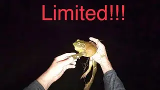 2022 Kansas Bullfrog Opener on a Small Farm Pond!
