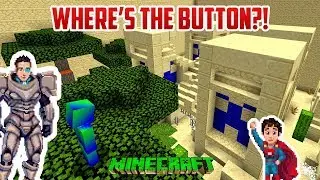 Отец и сын играют в Майнкрафт! Где кнопка?! Карта 1.14.4!