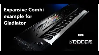 Gladiator (Hanz Zimmer) Combi example *use Earbuds/Headphones! KORG Kronos 3 #korg #korgkronos