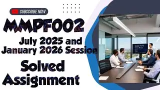 Solved Assignment IGNOU MMPF-002: Capital Investment and Financing Decisions IGNOU #MMPF002