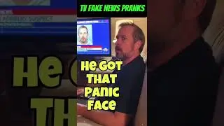 TV Fake News Prank #prank #funny #shorts #tv