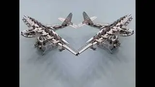 Time for Machine Hercules Aircraft Metal Assembly Model Kit#3dmetalpuzzle #metalmodelkits