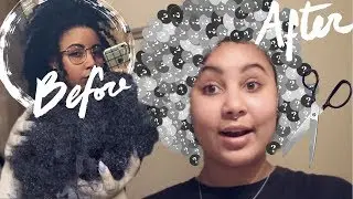 MY FIRST BIG CHOP 2018! + WHY I CUT MY LONG NATURAL HAIR