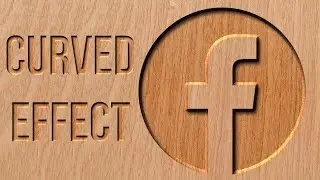 Cutting Wood Logo/Text Effect | Photoshop Tutorial