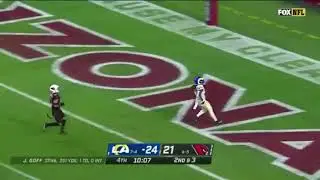 Darrell Henderson Jr. runs it in for a touchdown Rams Vs Cardinals