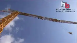 B&ouml;nemann Mietkrane Montage Potain Turmdrehkran IGO T 85