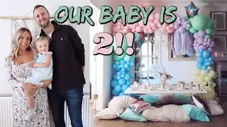 Olive's 2ND Birthday! Kids Party Set Up & Food Prep | Elanna Pecherle 2020