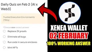 Ответы на викторину Xenea Wallet от 2 февраля | Викторина Xenea Wallet от 2 февраля | Промокод Xe...