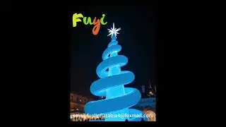 ❄️ Blue Christmas Charm! Giant Inflatable Tree &ndash; Stand Out in Yards & Malls!#inflatable