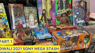 Sony fireworks Diwali 2021 stash part 1 #diwali2021 #fireworks #crackers #crackersunboxing #sony