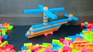 Satisfying DIY Helicopter ASMR | ASMR Building Blocks #buildingblocks SOJIB U24