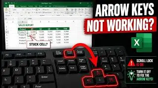 How to Fix Arrow Keys Not Working in Excel  Turn Off Scroll Lock