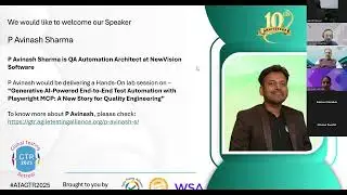 Playwright MCP: Generative AI for end-to-end test automation at #ATAGTR2025