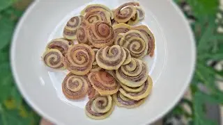Pig&rsquo;s ear cookie recipes | Eakly SOK | របៀបធ្វេីនំត្រចៀកជ្រូក តយ សូកូឡា 🥰