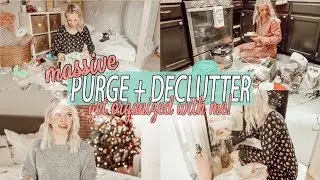 MAJOR PURGE & DECLUTTER 2018 / Organize + Clean With Me!