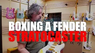 Guitar Boxing Video | Fender Custom Shop Wild West Exclusive White Lightning Stratocaster