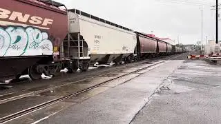 BNSF 7183 on 11th street in vancouver, WA