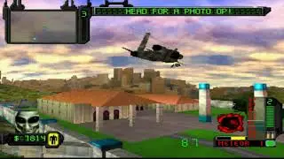 Game Playstation 1 (PS1): Rogue Trip Vacation 2012 - Helicopter god mode gameplay