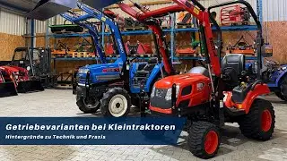 Getriebevarianten bei Kleintraktoren