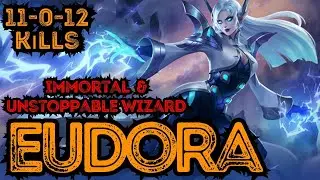 EUDORA!!! NO ONE COULD KILL HER!! THE AMAZING MIDLANER - MLBB.