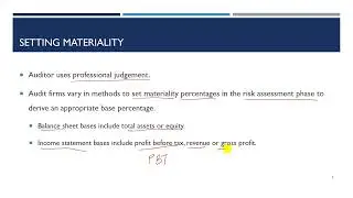 18. What is Materiality