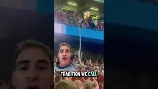 Iowa State Cyclones Fans Take Beer Snake To Second Deck At Ireland's Aviva Stadium 🍻🐍