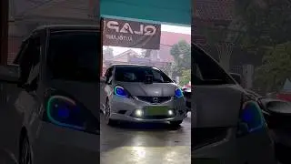 #hondajazz Custom Mini Projie Rasa Biled⚡️Saber SR1 Evo ⚡️
