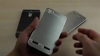 ОБЗОР: Комбинированный Чехол-Накладка для Lenovo Vibe K5 Plus (A6020) (Металл + Пластик)