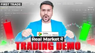 Delta Exchange India me Trading Kaise Kare | LIVE Bitcoin Trading Demo | Crypto Trading