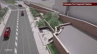 3D video of the new Colosseo-Fori Imperiali station