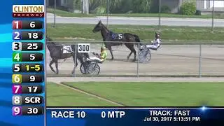 John Campbell Last Drive Clinton Raceway